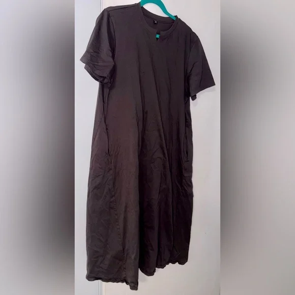 Uniqlo XL Dark Gray dress with pockets - Picture 3 of 6